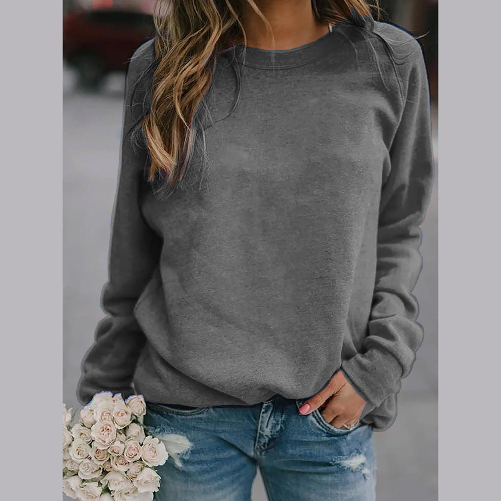 Alberte | Komfortabel Og Trendy Rundhalset Sweatshirt