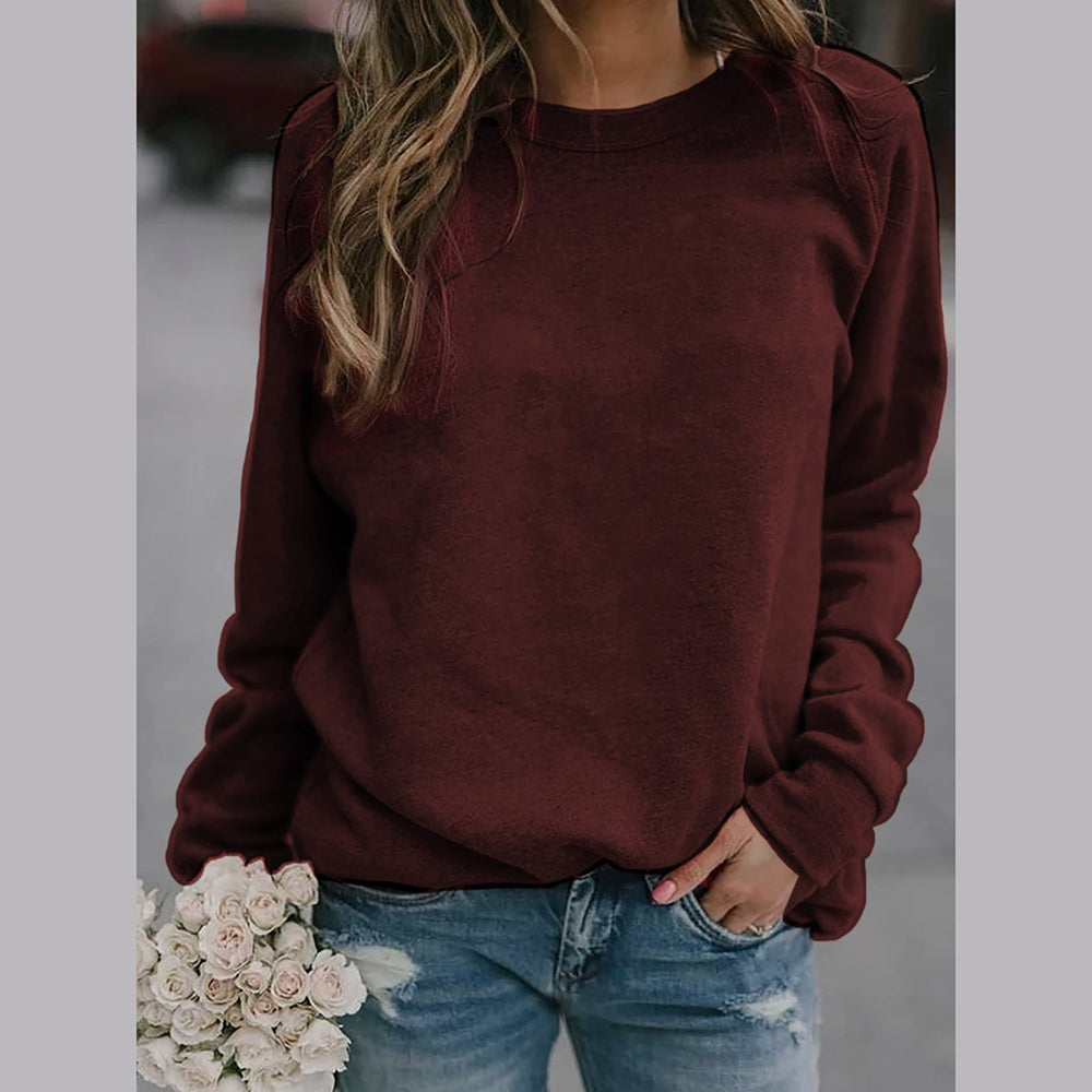 Alberte | Komfortabel Og Trendy Rundhalset Sweatshirt